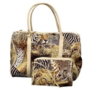 African Animal Safari Themed Duffle & Crossbody bags
